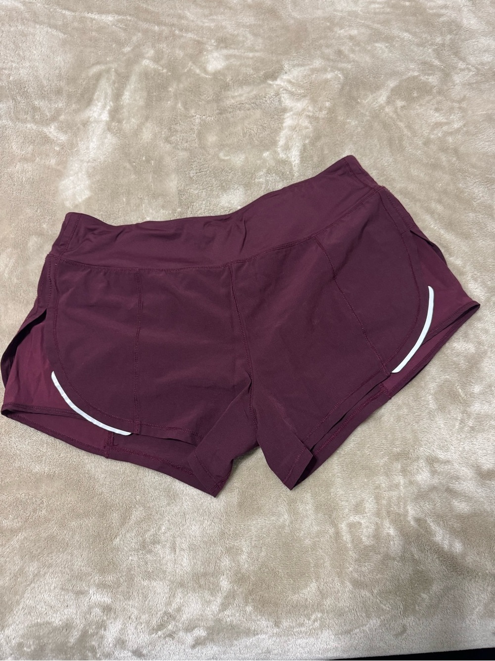 Plum Mesh Energy Shorts by Zyia